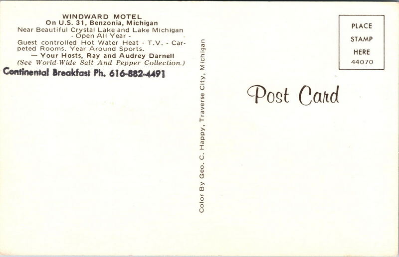 Town & Country Motel (Town and Country Motel, Windward Motel) - Vintage Postcard 2 (newer photo)